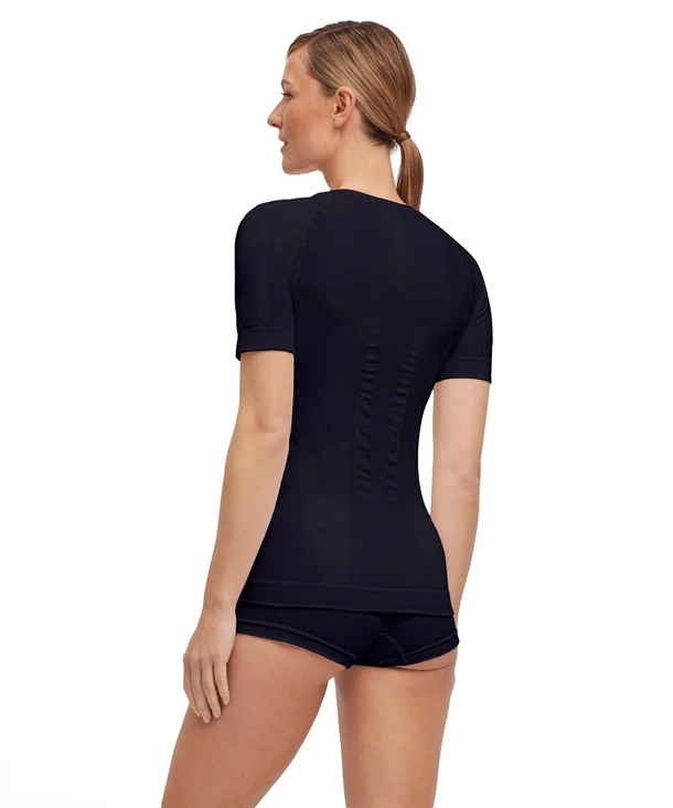 Damen Shortsleeved Shirt Tight Fit Warm - Image 2