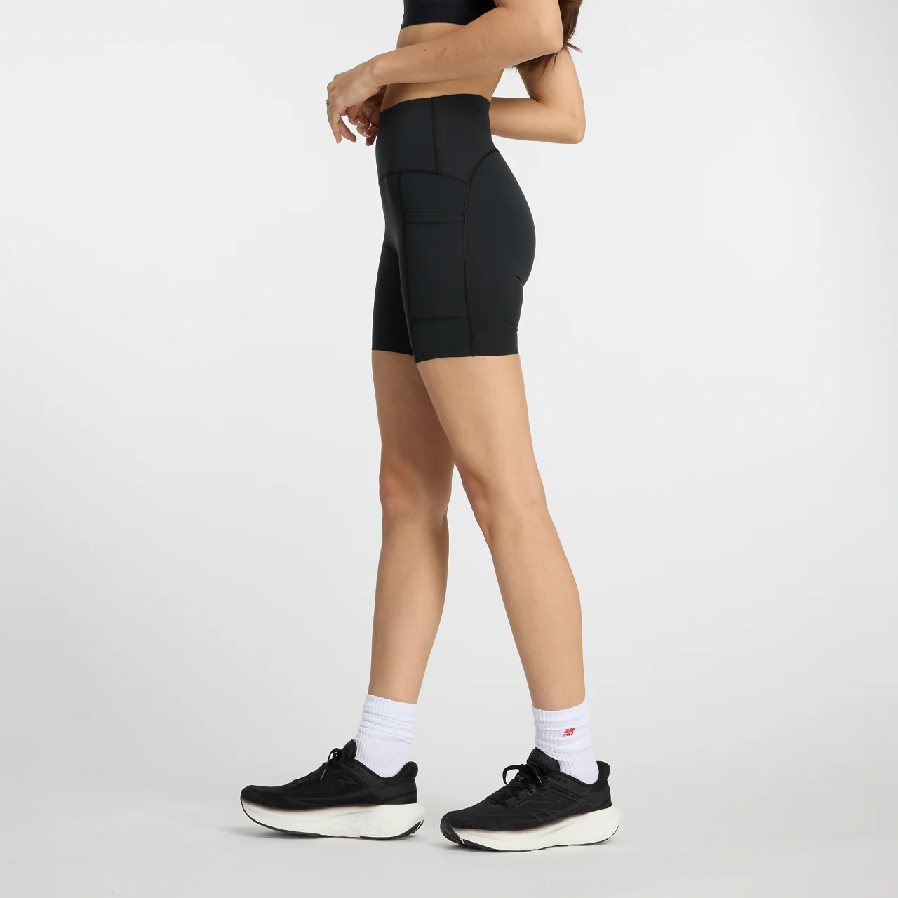 Lady 6" Fitted High Rise Short Tight - Image 4