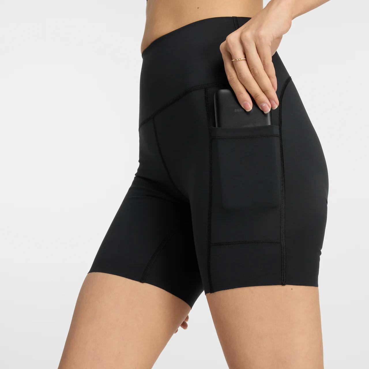 Lady 6" Fitted High Rise Short Tight - Image 7