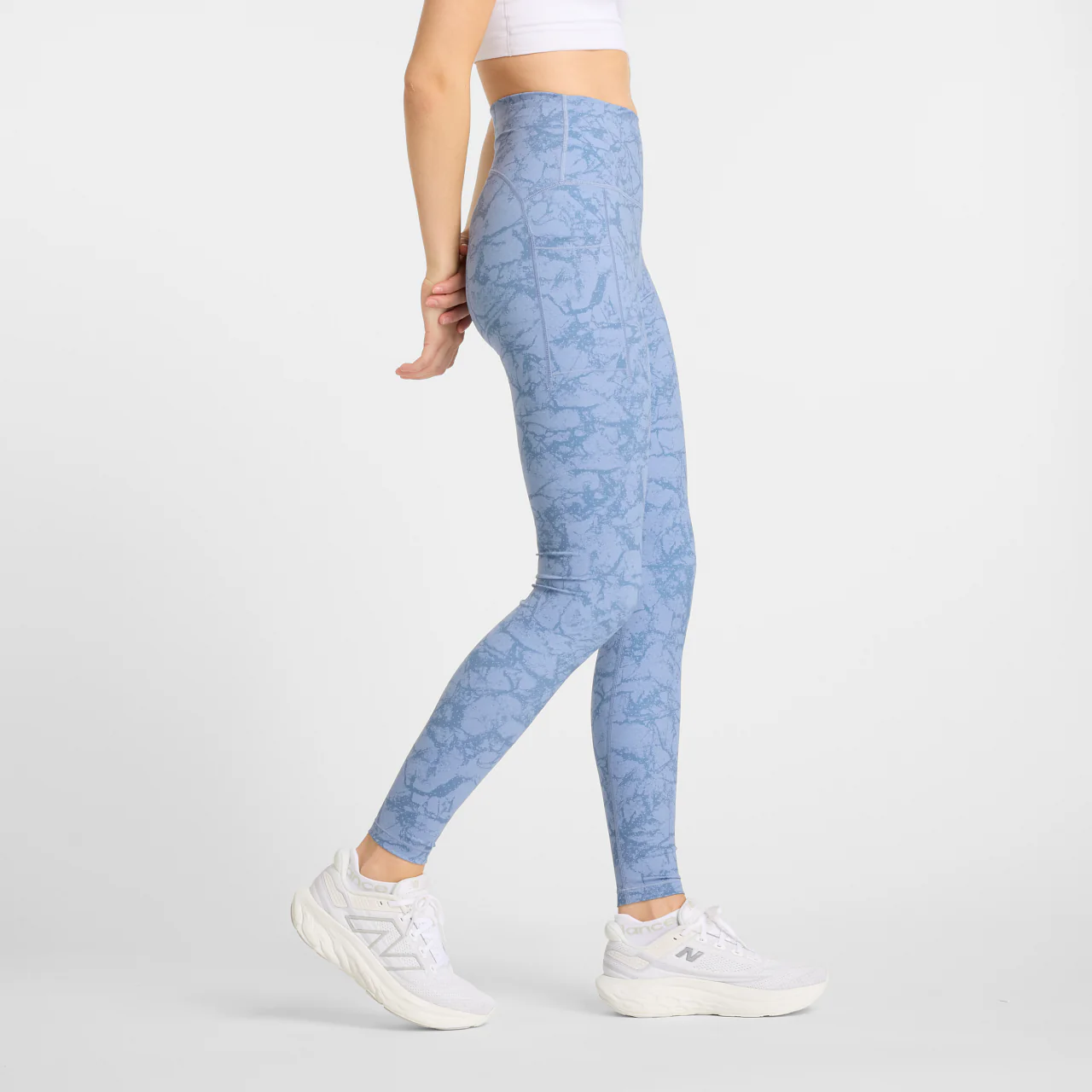 Lady Sleek Printed Pocket High Rise Legging - Image 3